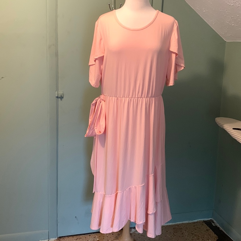 Pink Blush Super Soft Blush Pink Dress NWT